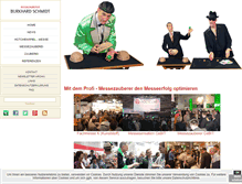 Tablet Screenshot of messe-zauberer.com